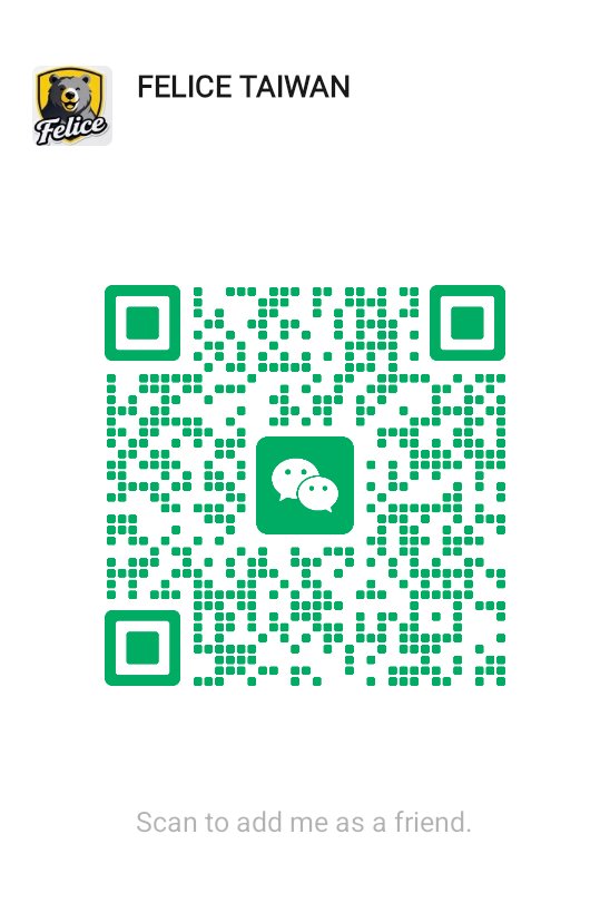 FELICE Taiwan WeChat QR code